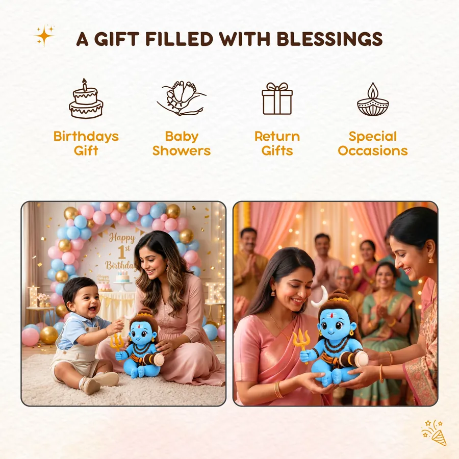 Mantra Shiva gifted at a baby shower, first birthday and family blessing